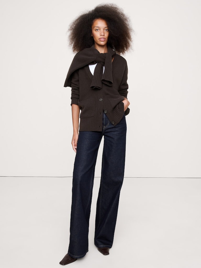 Boyfriend Cashmere Cardigan