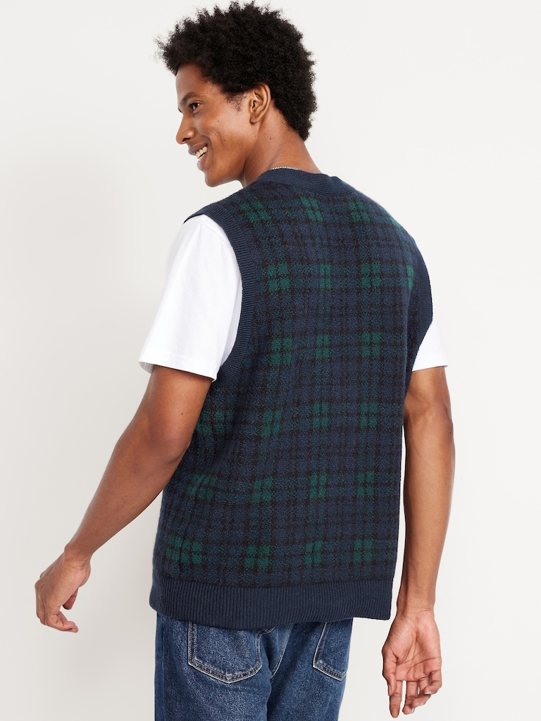 SoSoft Button-Front Sweater Vest