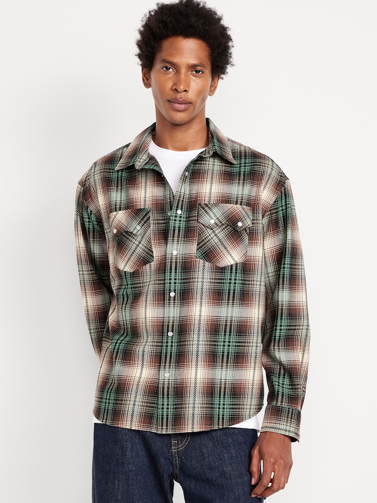 Plaid Western Shirt