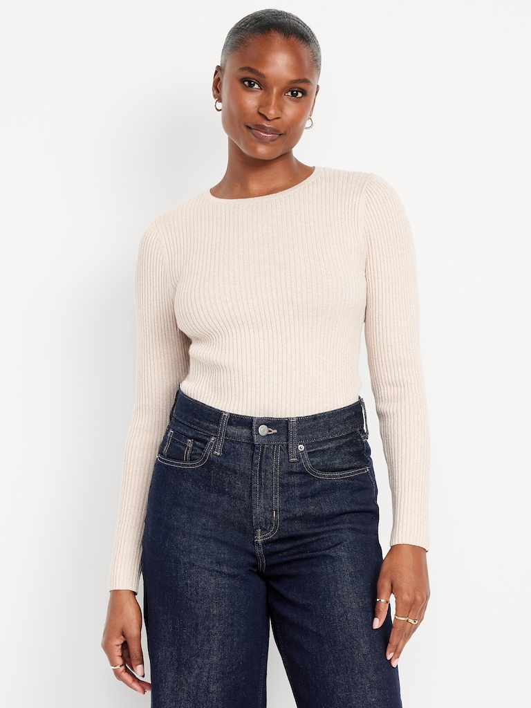 SoSoft Lite Crew-Neck Shine Sweater