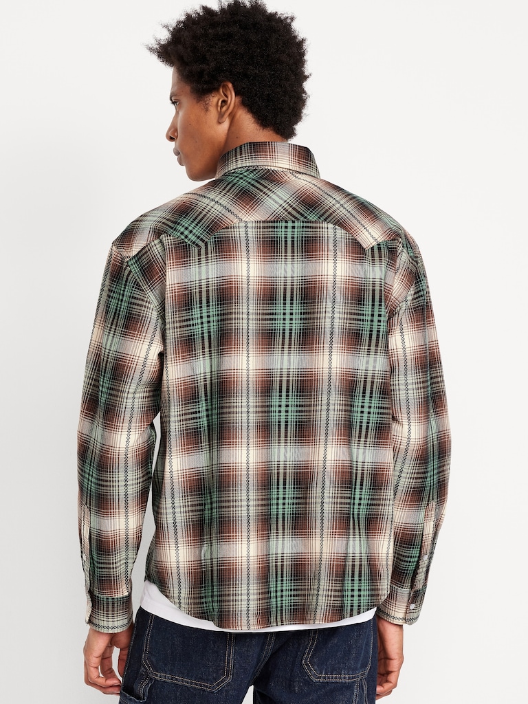 Plaid Western Shirt