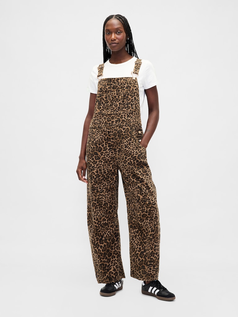 UltraSoft Denim Horseshoe Overalls