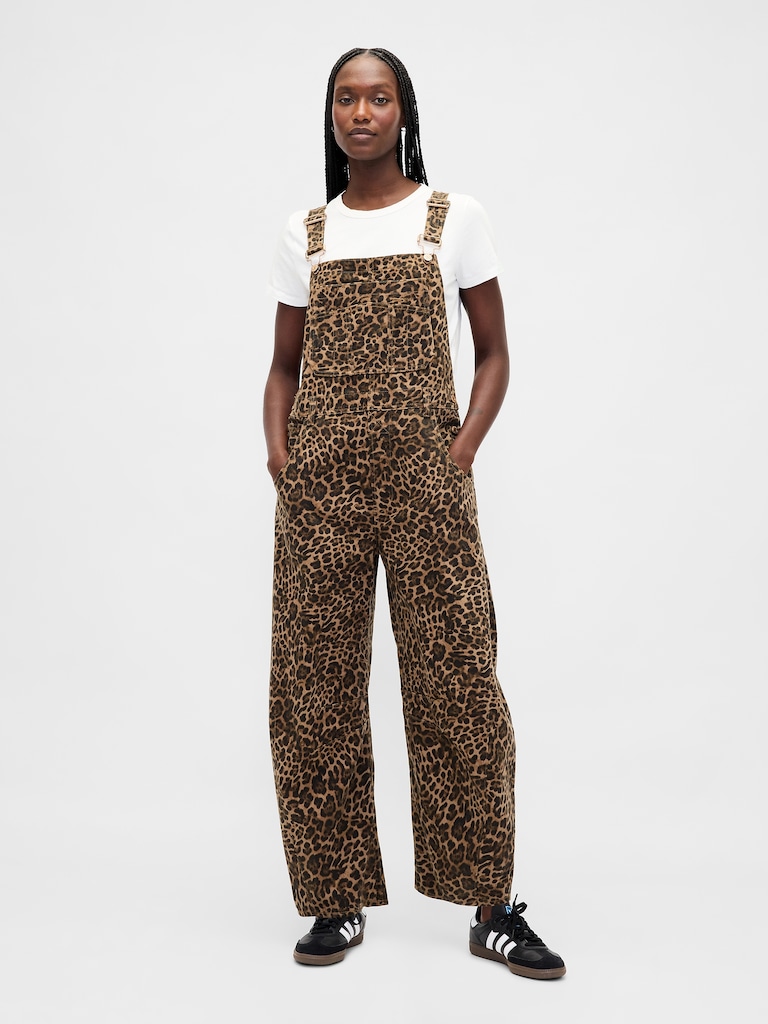 UltraSoft Denim Horseshoe Overalls