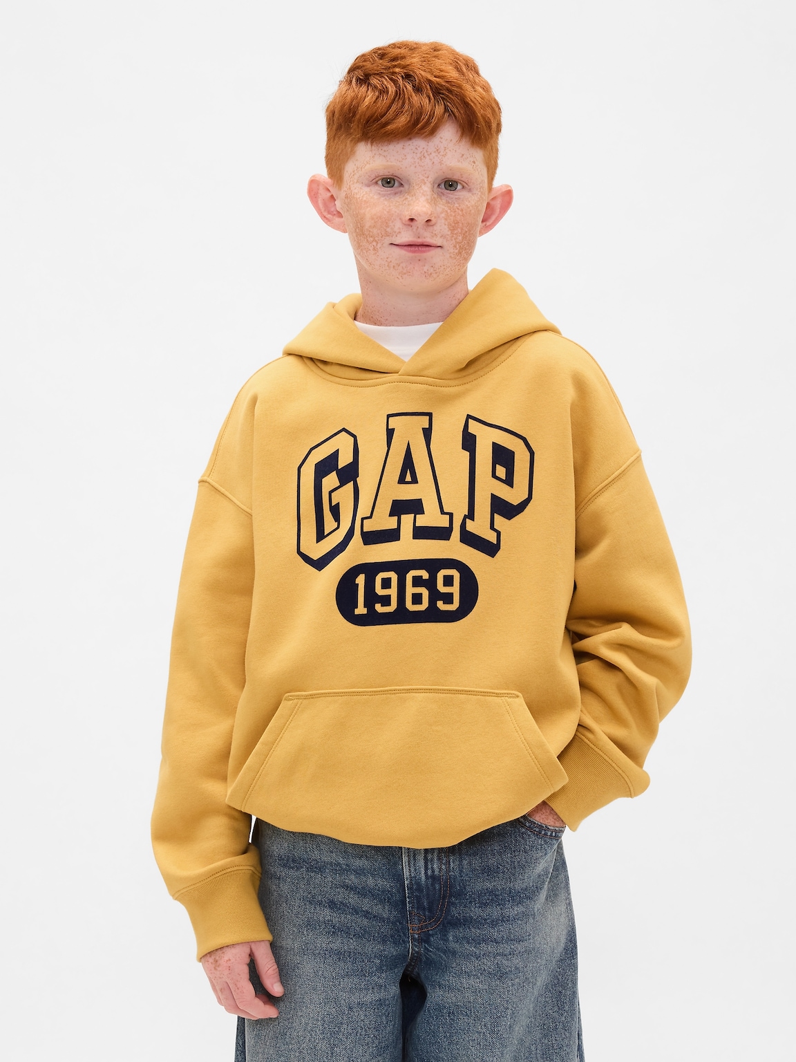 Kids VintageSoft Logo Hoodie