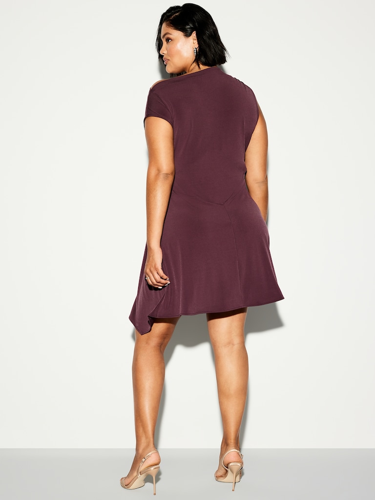 The Occasion by Old Navy Twist-Front Jersey Mini Dress