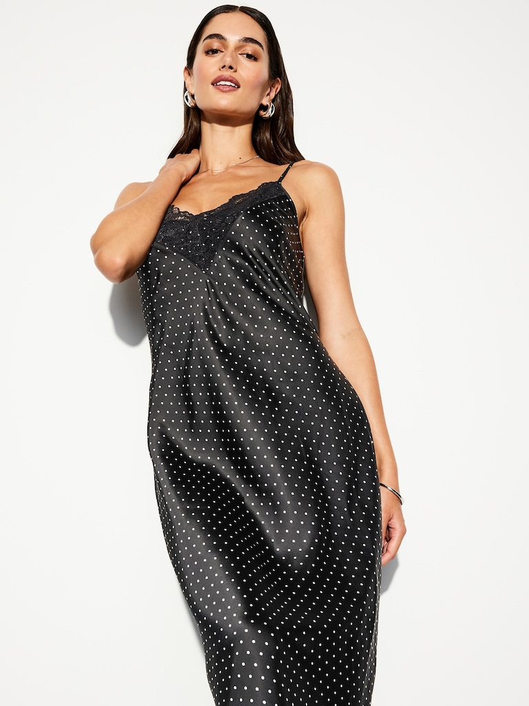 The Occasion by Old Navy V-Neck Satin Maxi Dress