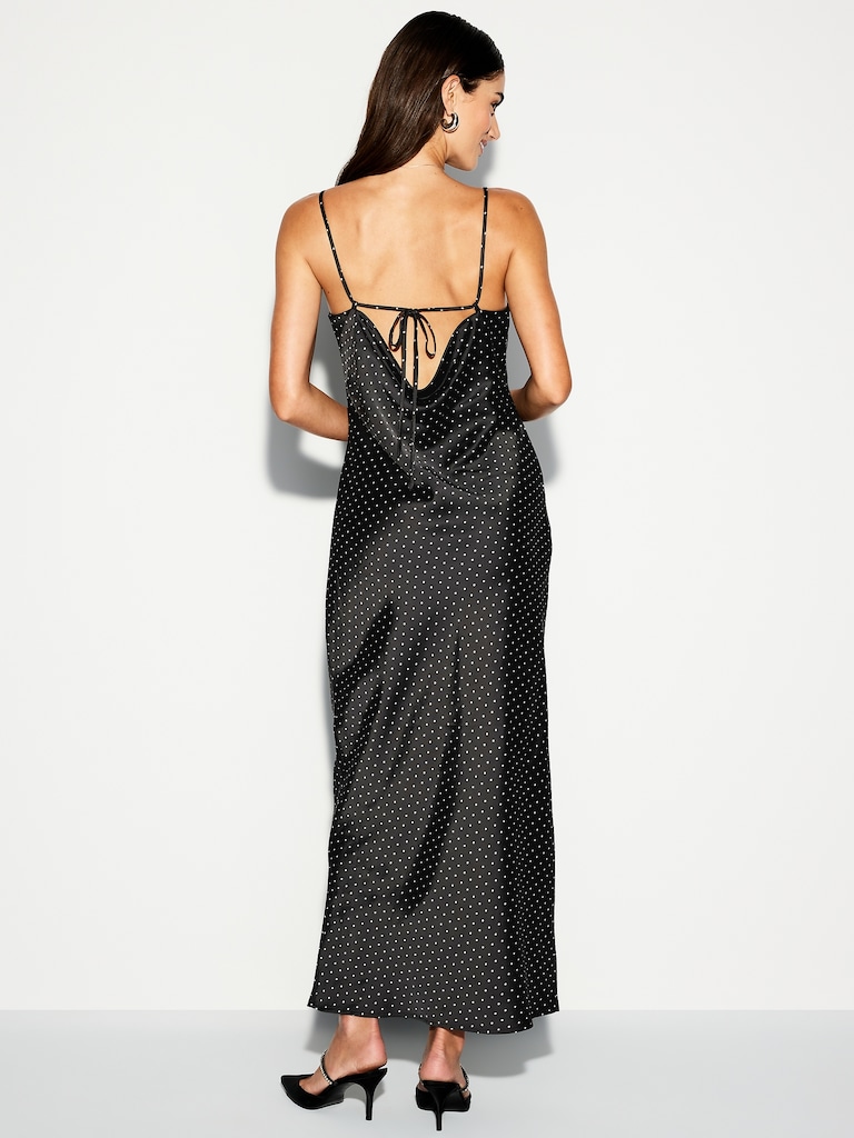 The Occasion by Old Navy V-Neck Satin Maxi Dress