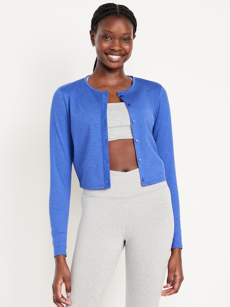 CloudComfy Cropped Cardigan