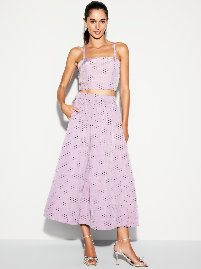 The Occasion by Old Navy High-Waisted Taffeta Midi Skirt