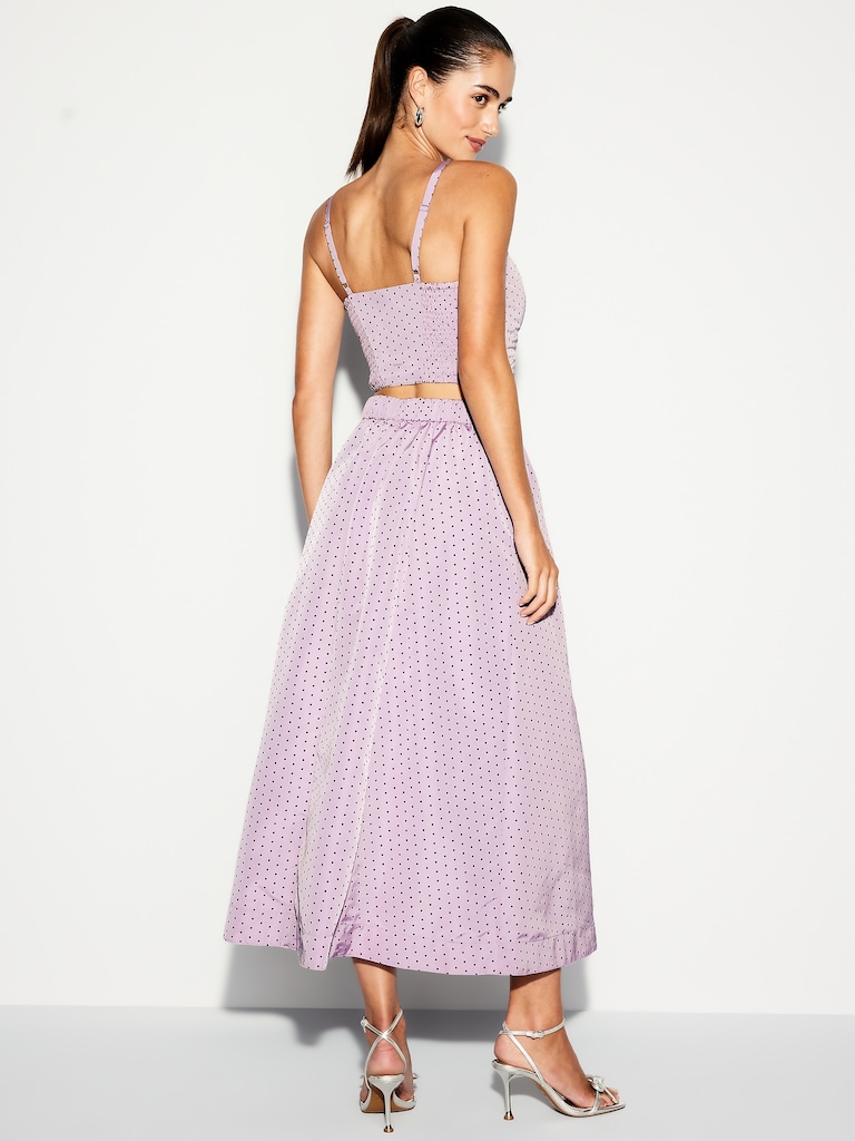 The Occasion by Old Navy High-Waisted Taffeta Midi Skirt