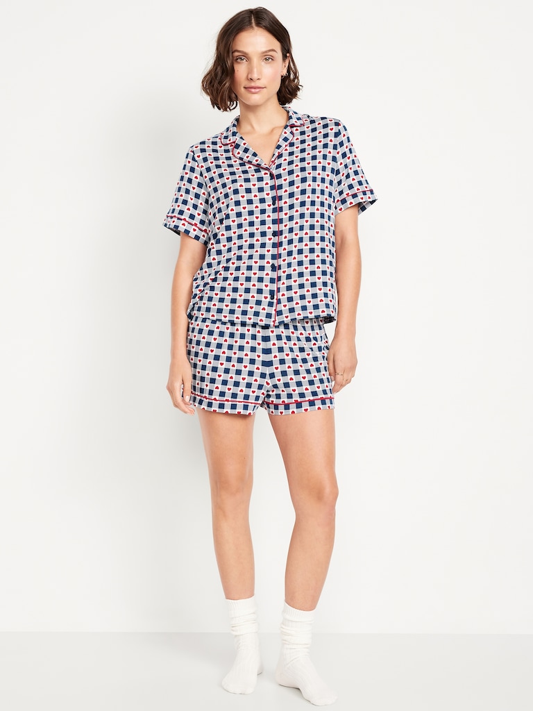 Sunday Sleep Knit Jersey Short Set