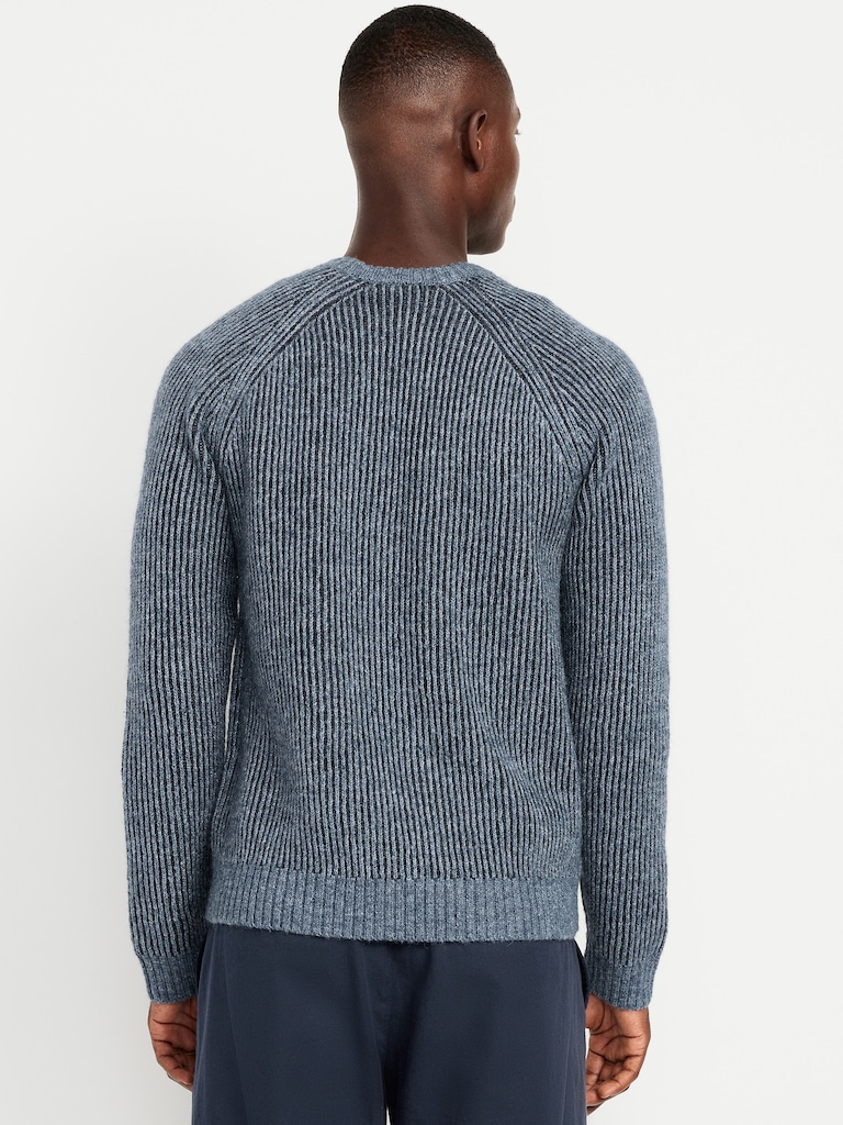 Wool-Blend Crew-Neck Sweater