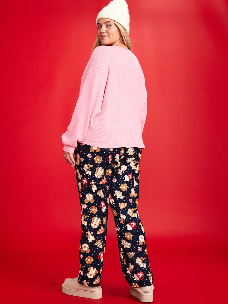 Old Navy x Disney Mid-Rise Printed Flannel Pajama Pants for Women