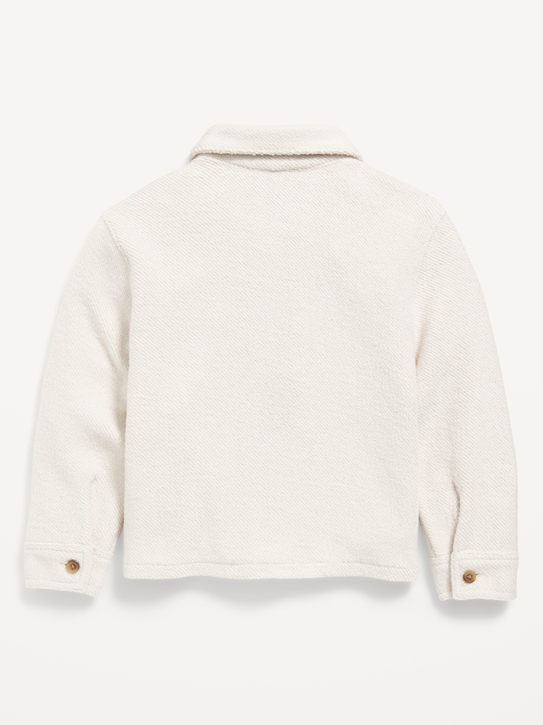 Long-Sleeve Unisex Textured-Knit Shirt for Toddler