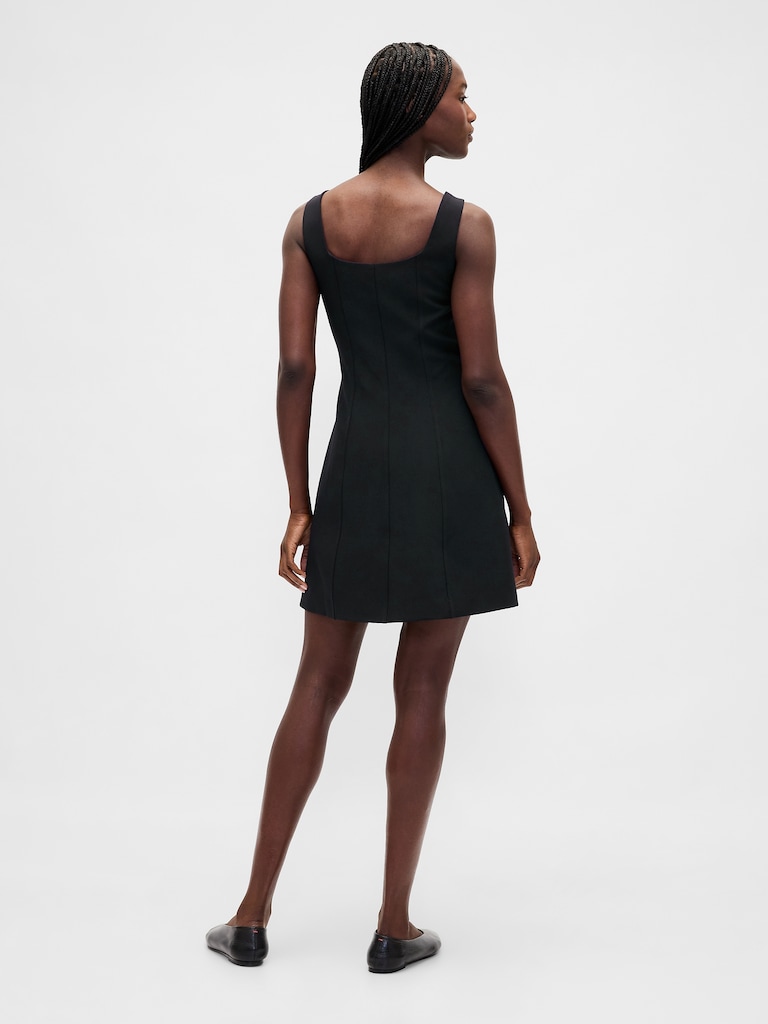 BiStretch Seamed Mini Dress