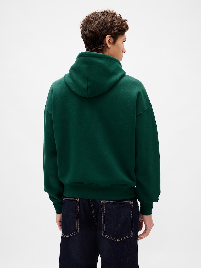 Extra Heavyweight French Terry Oversized Logo Hoodie