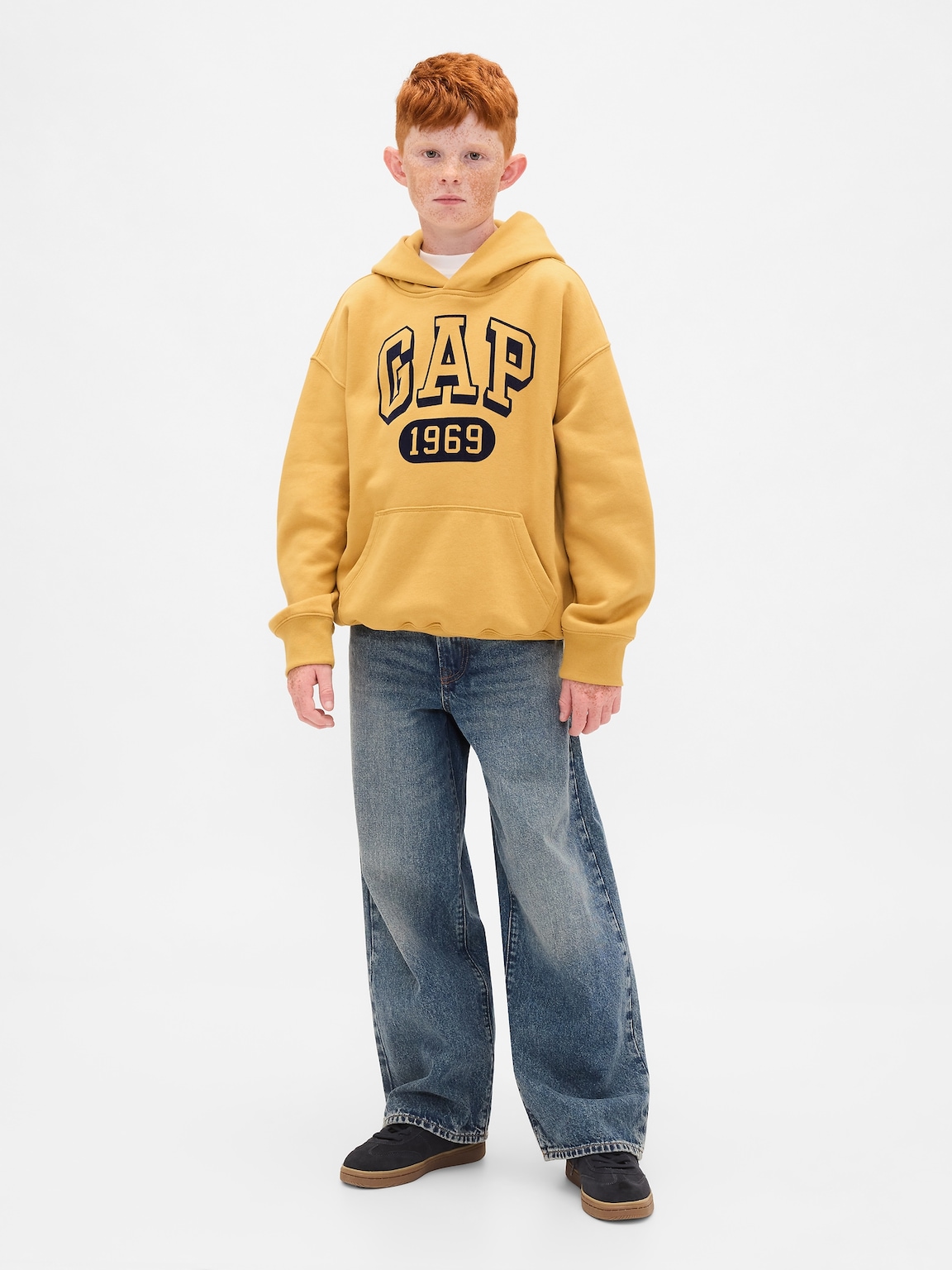 Kids VintageSoft Logo Hoodie