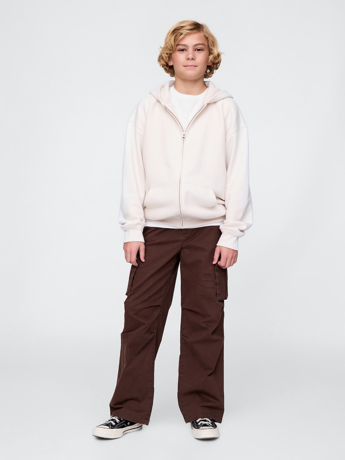 Kids VintageSoft Zip Hoodie