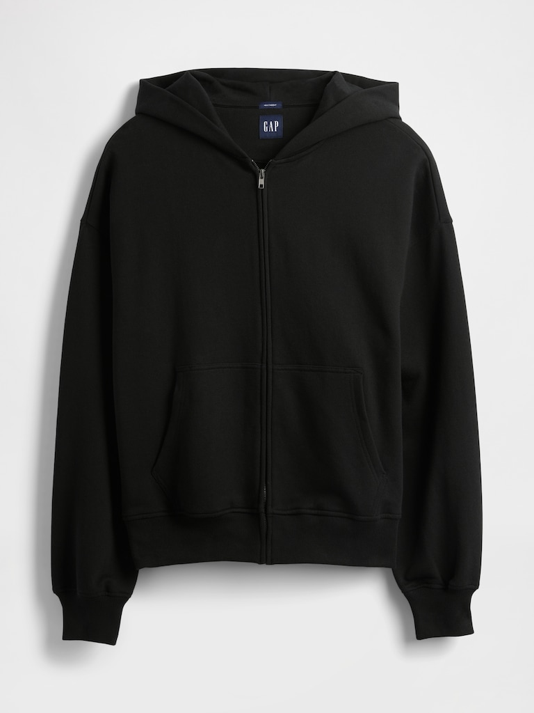 Heavyweight Oversized Zip Hoodie