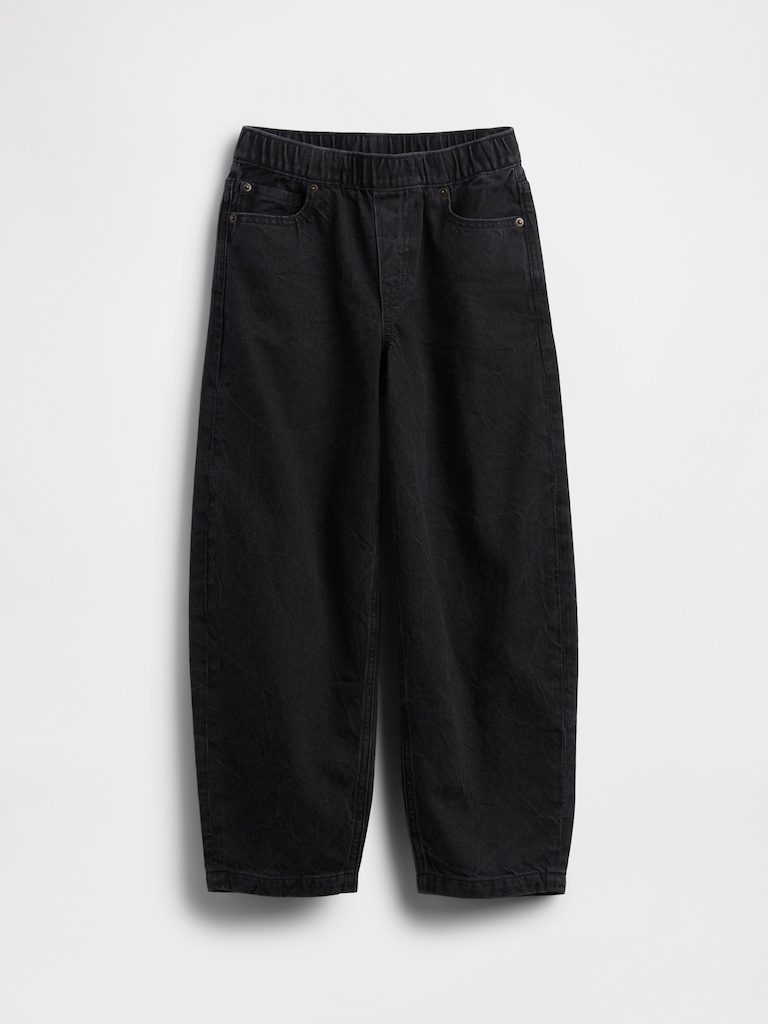 Kids Baggy Barrel Jeans