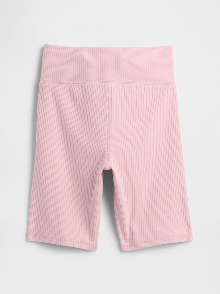 Kids Ribbed Bike Shorts