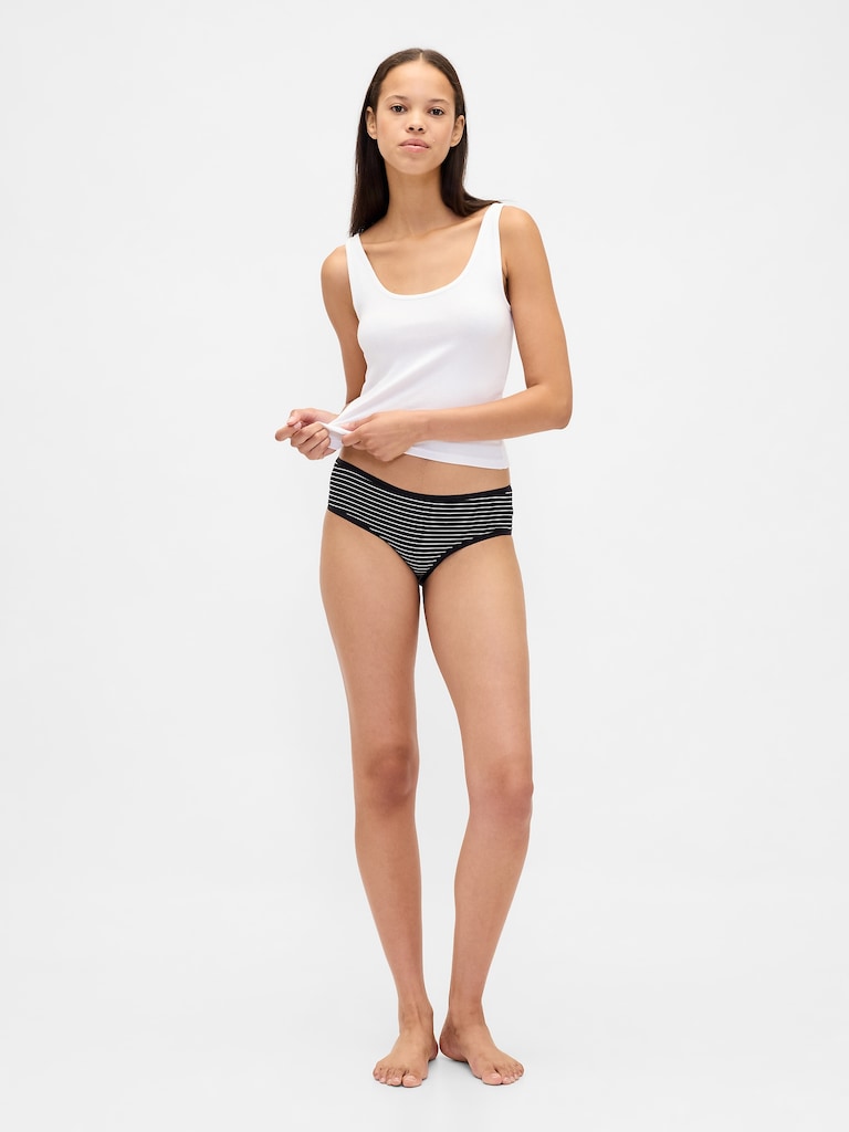 Organic Stretch Cotton Hipster (3-Pack)