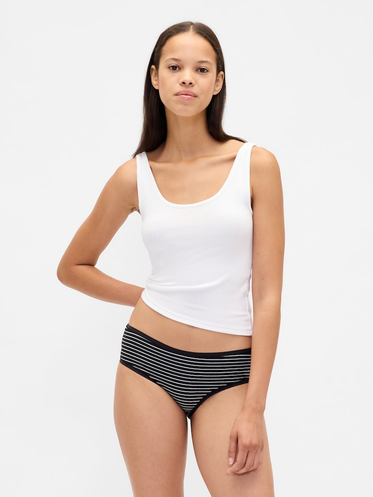 Organic Stretch Cotton Hipster (3-Pack)