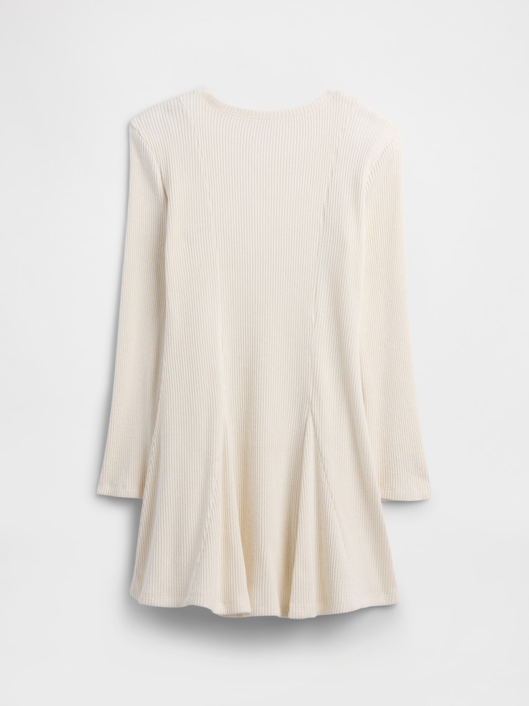 Kids Ribbed Sweater Dress