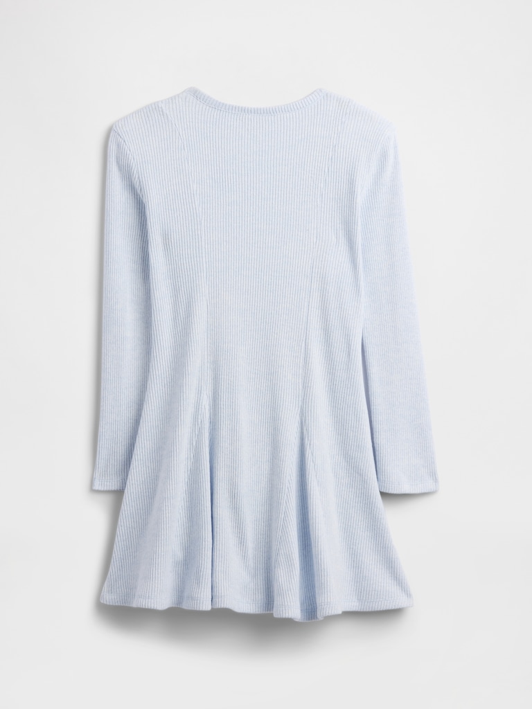 Kids Ribbed Sweater Dress