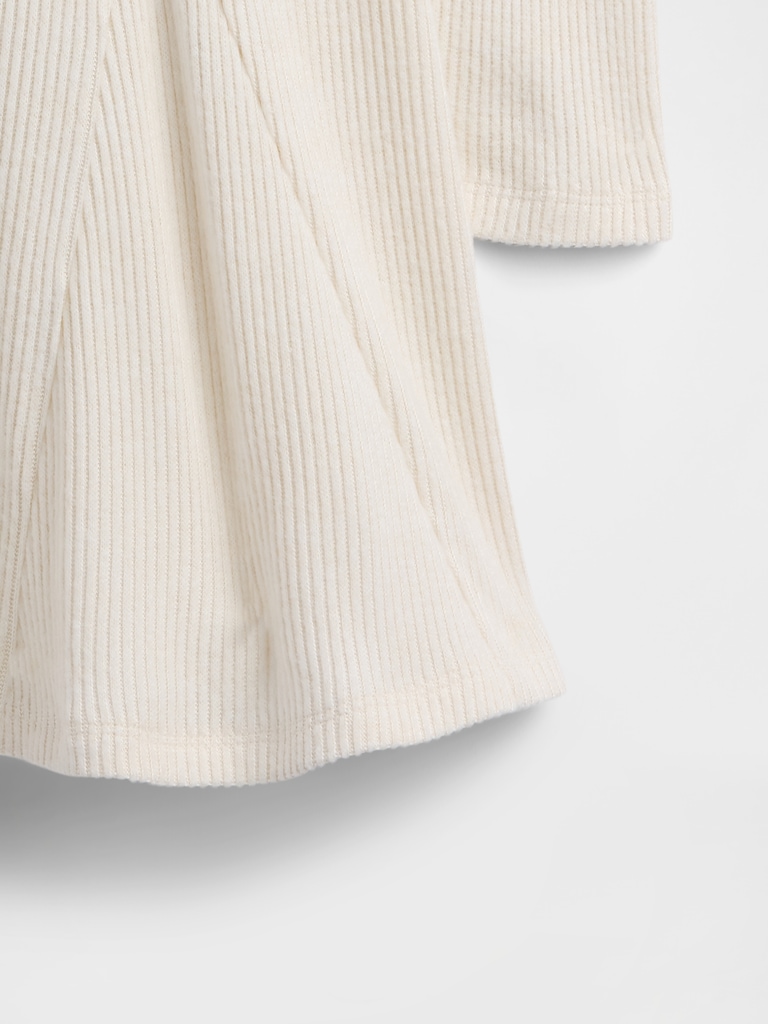Kids Ribbed Sweater Dress