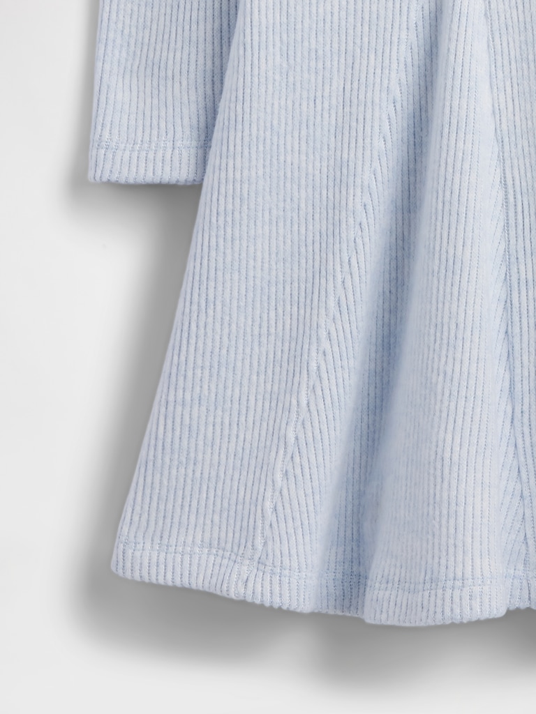 Kids Ribbed Sweater Dress
