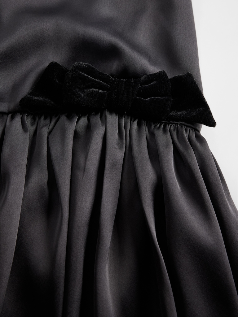 Kids Satin Bubble Dress