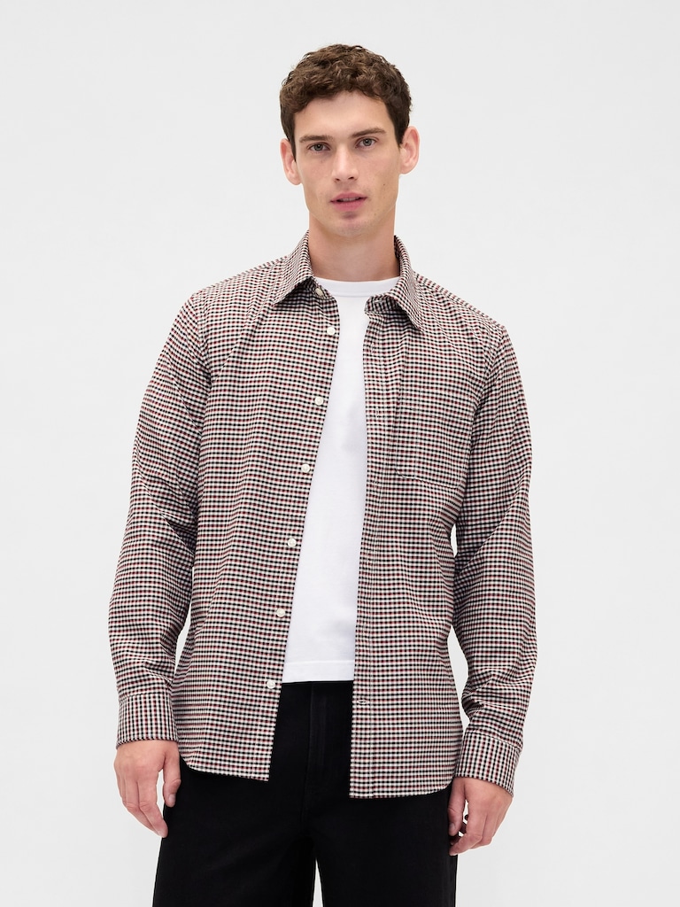 Plaid Oxford Shirt
