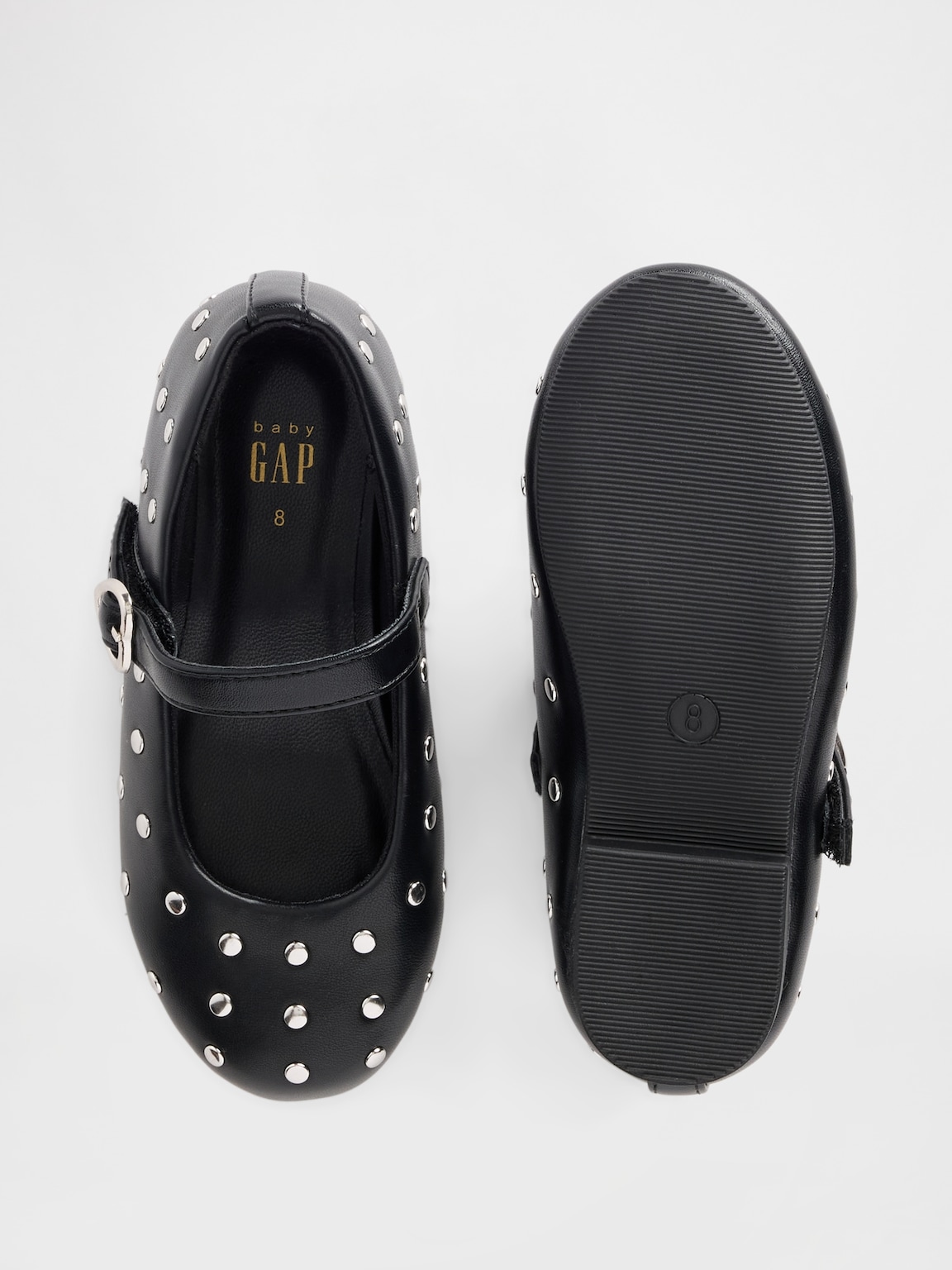 Toddler Studded Mary Jane Flats