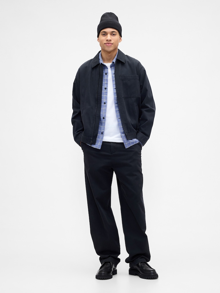 Flannel Shirt in Boxy Fit