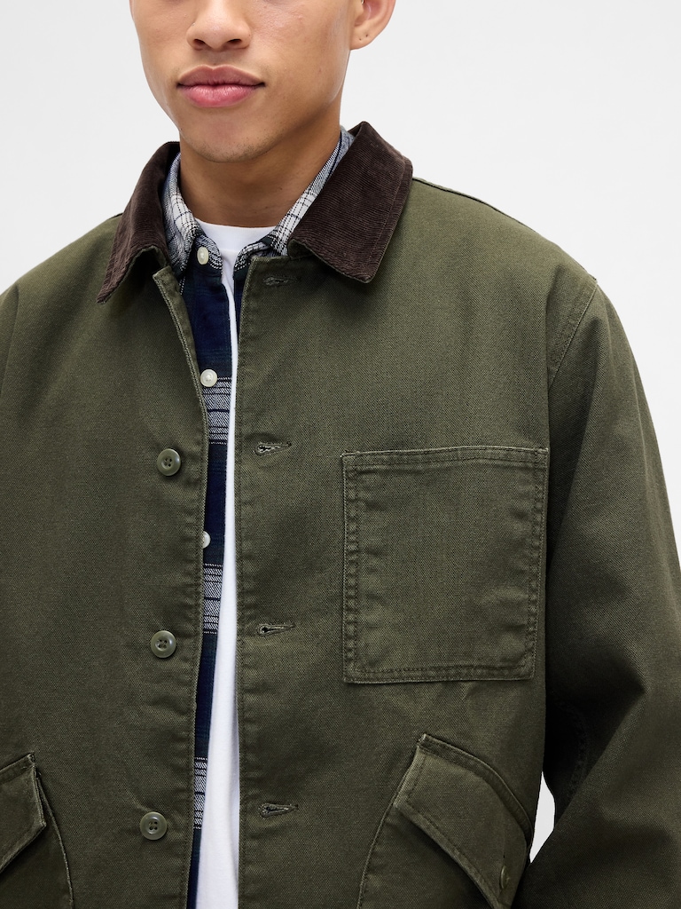 Relaxed Canvas Barn Jacket