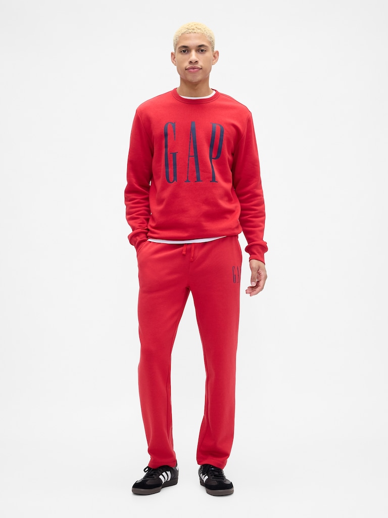 Gap Logo Straight-Leg Sweatpants