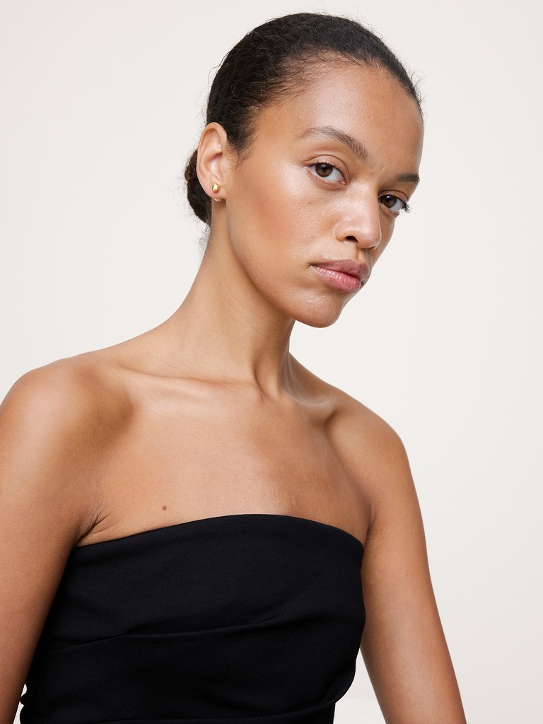 Mixed Metal Stud Earrings