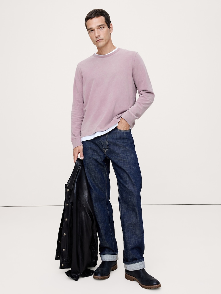 Sun-Washed Cotton Long-Sleeve T-Shirt