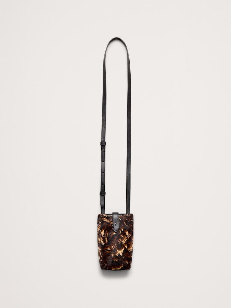 Italian Leather Crossbody Pouch