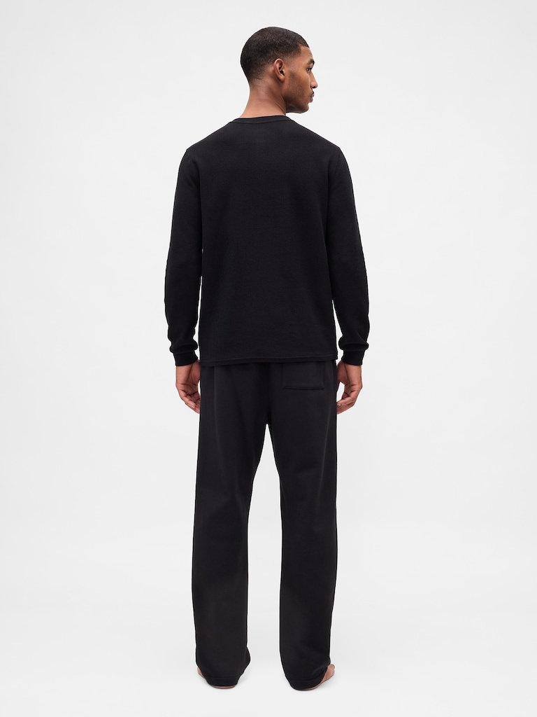 Rib Henley PJ Shirt