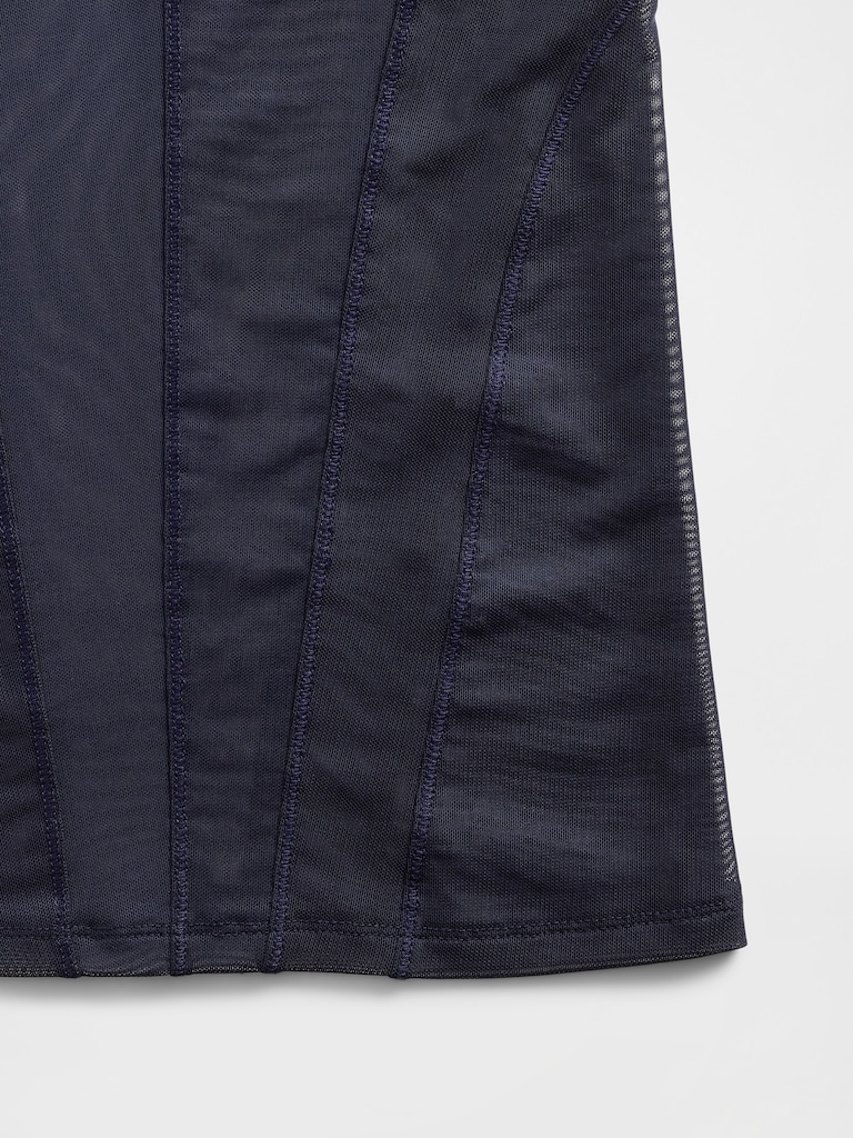GapStudio Sheer Mesh Turtleneck