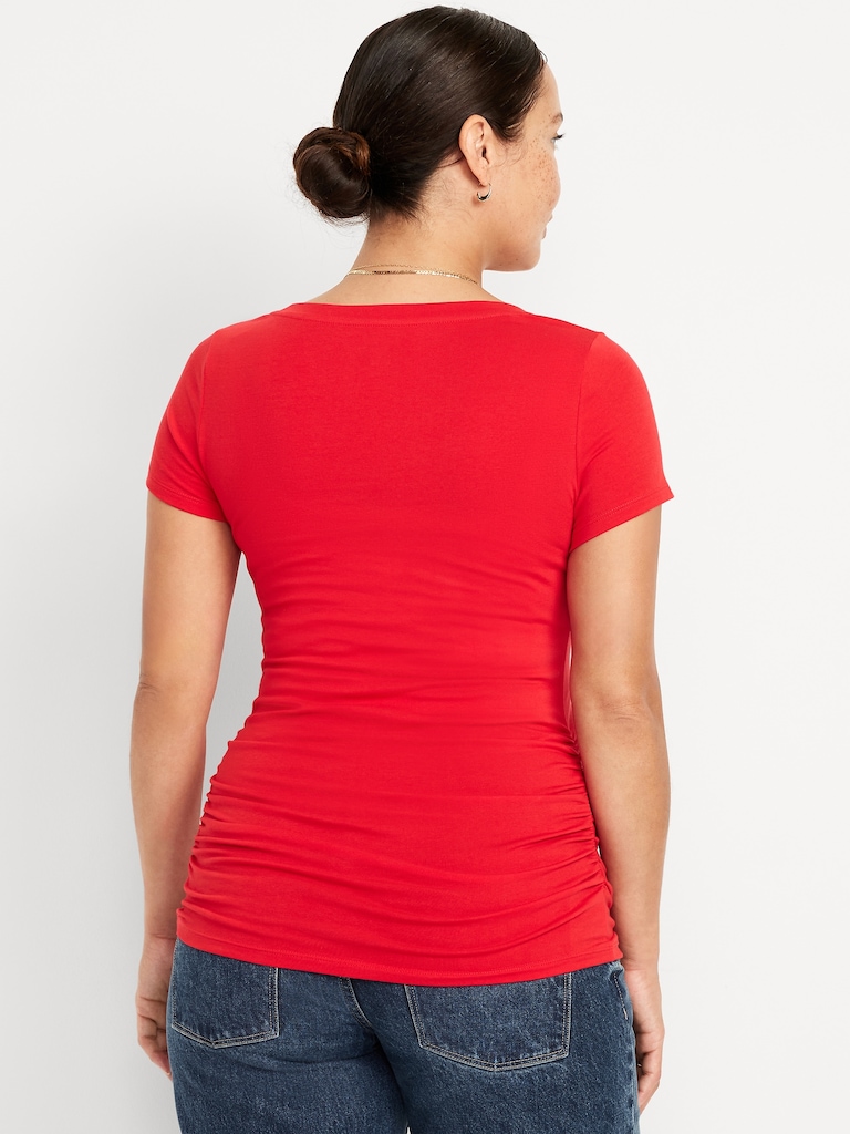 Maternity Scoop-Neck T-Shirt