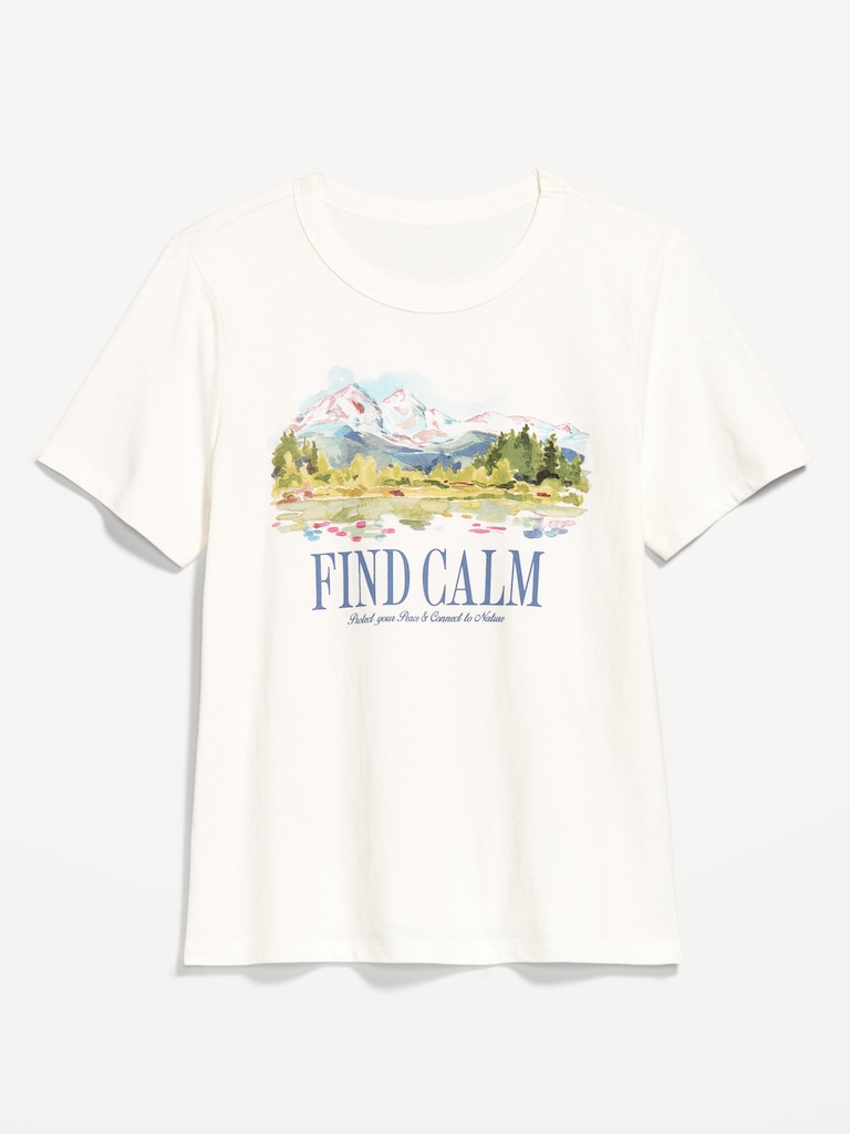 EveryWear Crew-Neck Graphic T-Shirt