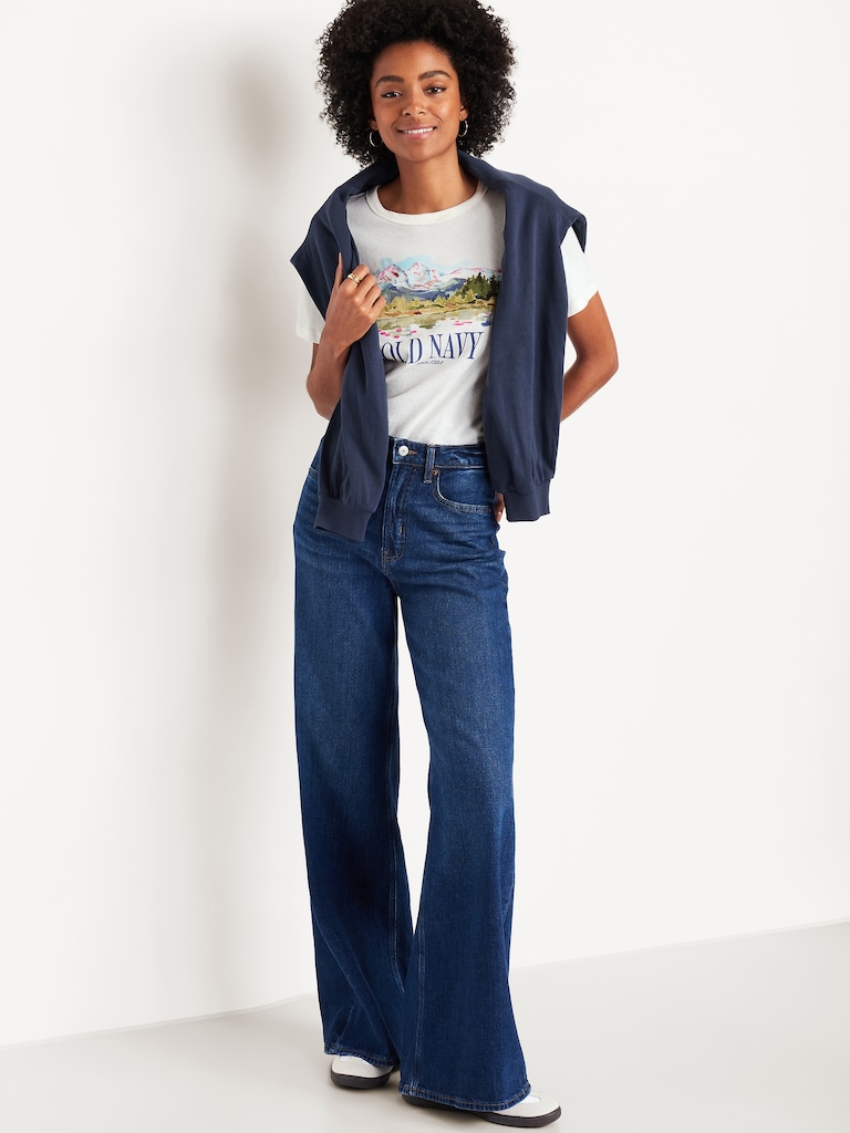 Crew-Neck Logo-Graphic T-Shirt