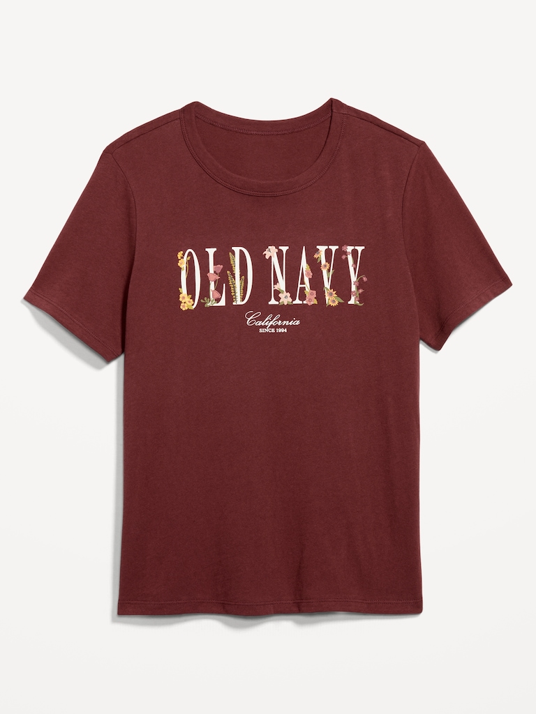 Crew-Neck Logo-Graphic T-Shirt