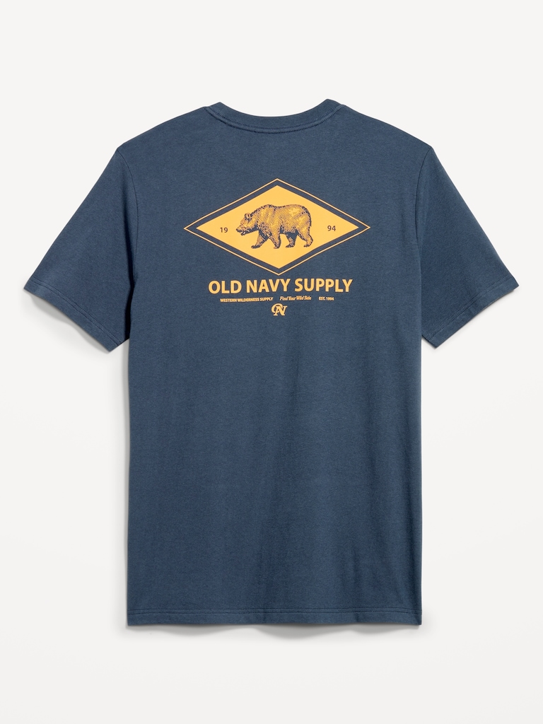 Crew-Neck Logo-Graphic T-Shirt