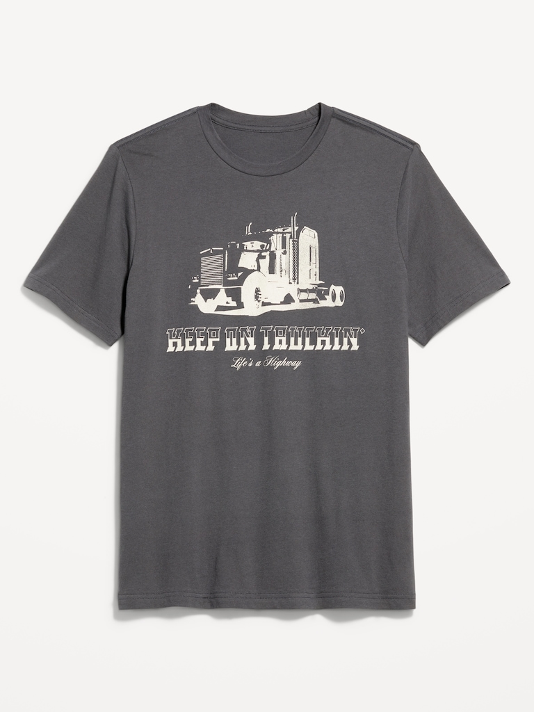 Crew-Neck Graphic T-Shirt