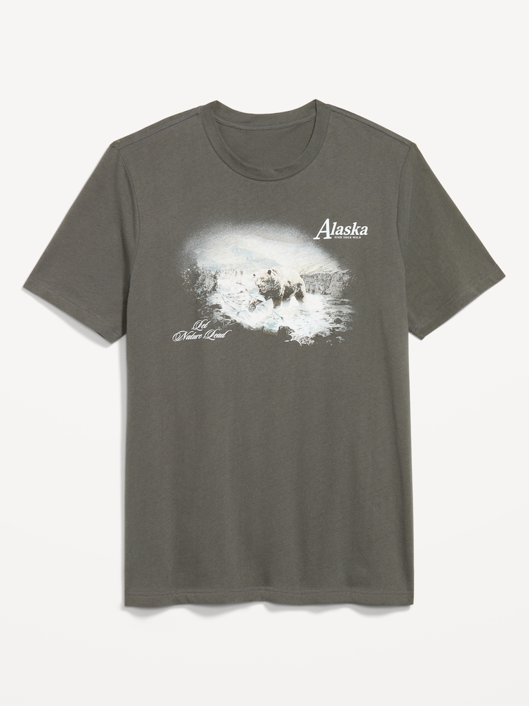 Crew-Neck Graphic T-Shirt