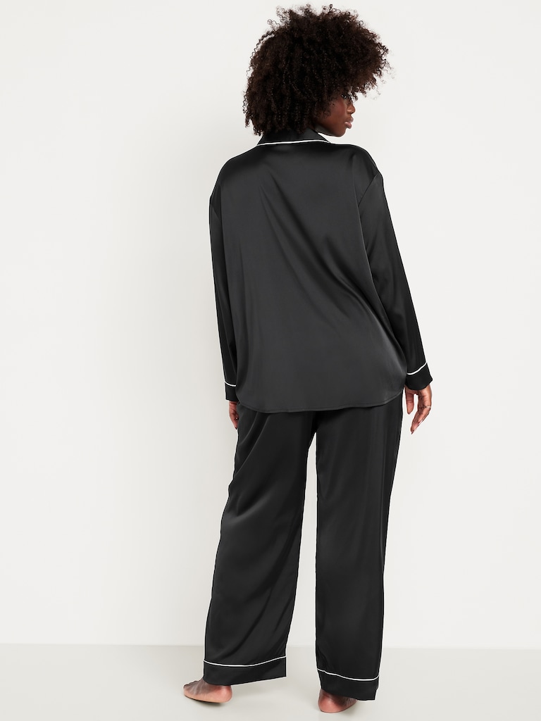 Satin Pajama Pant Set for Women